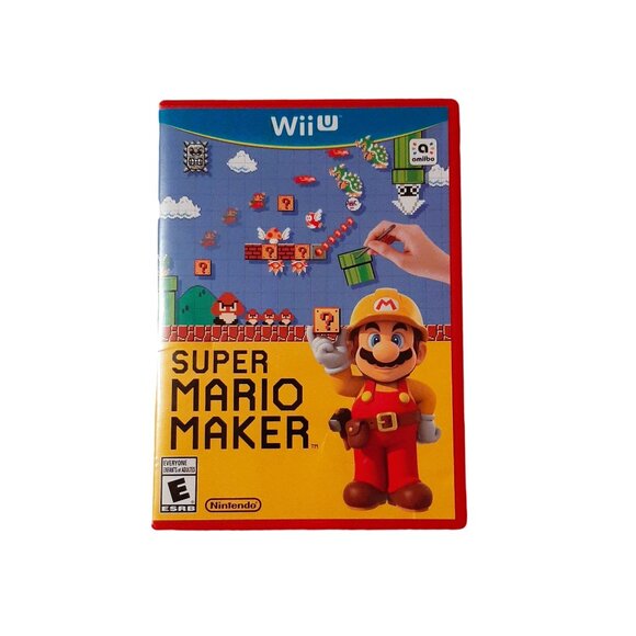 Super Mario Maker Case & Art Book - Nintendo Wii U (Game NOT Included) - Picture 1 of 4